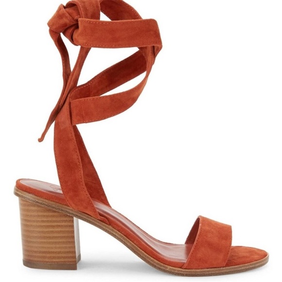 Joie Mamie Burnt Ochre Suede Sandal / SZ 39 or 9 - Picture 2 of 11